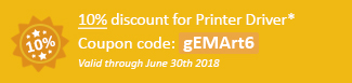 10% discount for Printer Driver Coupon code: gEMArt6