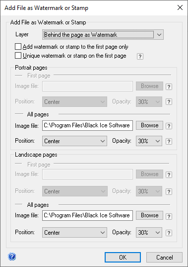 Printer Driver - Add Watermark or Stamp to the document