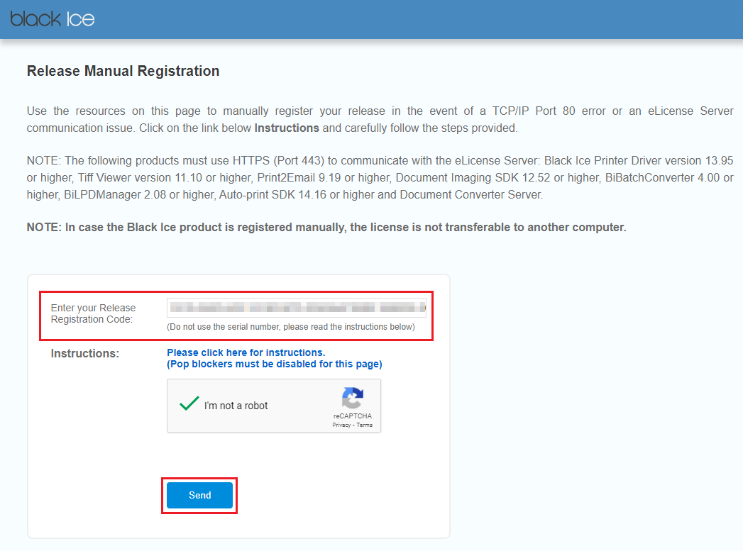 Manually registering the Printer Driver Release (purchased version)