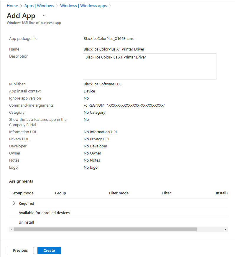 Deploying MSI Packages Using Microsoft Intune