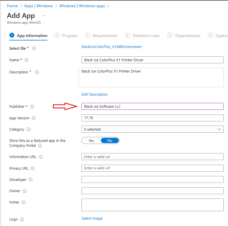 Deploying MSI Packages Using Microsoft Intune