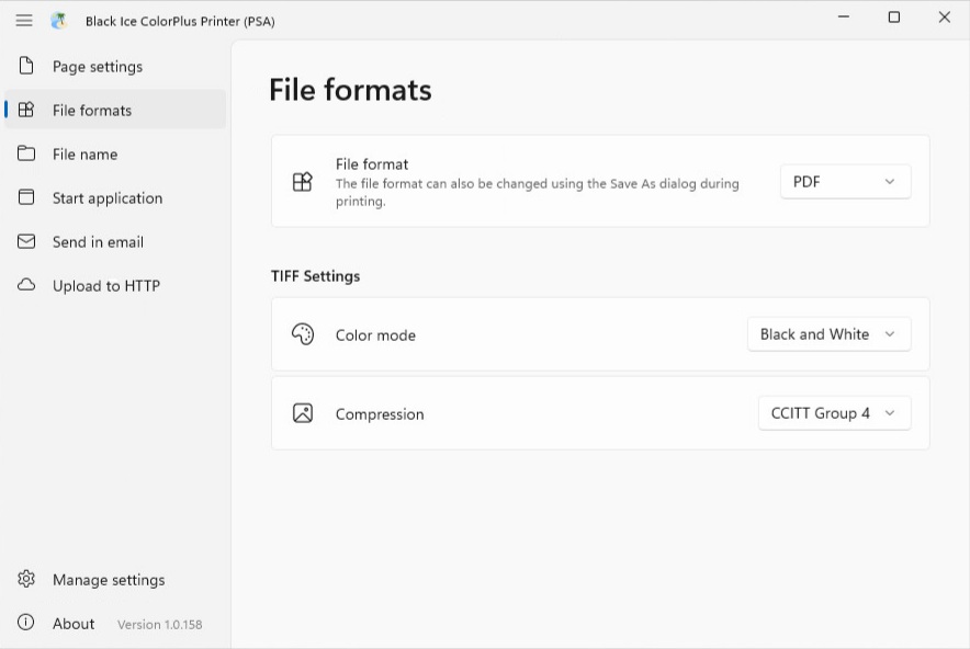File formats